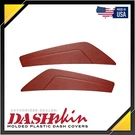 Dashskin Plastic Door Panel Inserts Red 10-14 Ford Mustang Gt Style. Fixed Price $159.95.