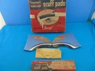 Ford 1957 1958 Foxcraft Fender Skirt Scuff Pads Stainless Steel Nos. Fixed Price $129.00.