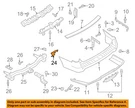 Ford Oem 18-22 Navigator Rear Bumper Components-deflector JL7Z17779A. Fixed Price $28.10.