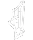 Genuine Ford Body A-pillar 8E5Z-5402039-A. Fixed Price $25.90.