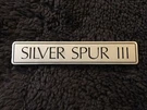 Rolls-royce Silver Spur Iii 1994-95 Chrome Boot Trunk Badge UB85216 Oem Nla. Fixed Price $150.00.