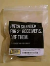 Hitch Silencer Set 3 Black Rubber New Mission Automotive 2" Receiver X0028LFHWB. Fixed Price $16.99.