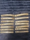 1967 Mercury Cougar XR7 Rocker Emblems Hash Marks Ribs. Fixed Price $75.00.