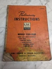 Gmc Trucks Preliminary Instruction Manual Models 5500-9000 X6004B Shop Book 1960. Fixed Price $18.35.