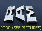 16 17 18 Dodge Ram 1500 Rear Gate Chrome Emblem Logo Badge Sign (poor) #1541. Fixed Price $50.00.