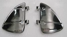 Polished Stainless Steel Vent Wing Window Deflector Breeze Breezies Pair. Fixed Price $23.95.