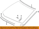 Toyota Oem 19-23 ES250 Windshield Reveal Moldings-side 7553606100. Fixed Price $83.48.