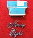 1971-1972 Oldsmobile Nos Gm Trunk Lid Emblem Script Set # 9858552 9858553. Fixed Price $69.00.