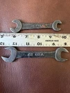 Vintage 2X Ford Script Logo Stamp Double Open End Wrenches, 4" & 5 1/2" Length. Fixed Price $11.00.