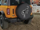 Ford Bronco Logo Spare Tire Cover 32 Inch Wheels, Heavy Duty Vinyl. Fixed Price $105.00.