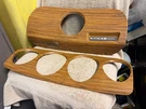 1969 Mustang Deluxe Decor Dash Teak Woodgrain Gauge & Clock Panels. Fixed Price $799.00.