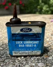 Vintage Ford Lock Lubricant Tin Oiler Advertising B4A-19587-A. Fixed Price $39.99.