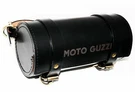 Moto Guzzi Engraved Tool Roll Bag Genuine Black Leather Made Ecs. Fixed Price $54.99.