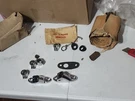 Nos 1950 Lincoln Mercury Ford Unity 27L Spotlight Brackets Attaching Parts 28L. Fixed Price $150.00.