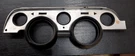 Vintage 1967 Ford Mustang Dash Cluster Bezel Brushed Aluminum. Fixed Price $175.00.
