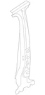 Genuine Volkswagen Center Pillar Reinforced 17A-809-219-C. Fixed Price $595.33.