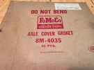 1949 1950 Ford Mercury F-1 Wagon Nos Differential Gasket (1PC) 8M-4035. Fixed Price $30.00.