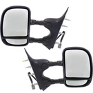 Side View Mirrors Power Dual Arm Towing Lh & Rh Pair Set 09-16 Ford Van. Fixed Price $193.03.