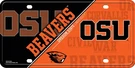 Oregon State Beavers Metal License Plate. Fixed Price $14.49.