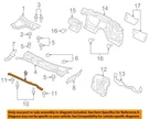 Gm Oem 11-17 Caprice Cowl-lower Brace 92203844. Fixed Price $47.38.