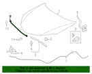 Genuine Toyota 14-19 Corolla Hood Prop/support Rod 53440-02170. Fixed Price $15.46.