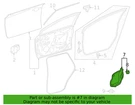 New Oem 2024-25 Toyota Land Cruiser Fr Rh Door Service Shield Cover 67831-60220. Fixed Price $119.95.