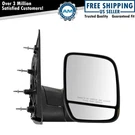 Black Folding Manual Side View Mirror Passenger Right Rh For 02-08 Econoline Van. Fixed Price $39.22.