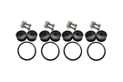 Torque Solutions Bumper Tie-down Kit In Black Universal. Fixed Price $61.10.