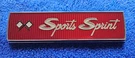 1967 Mustang Fairlane Sports Sprint Emblems C7OB-16720-B Incredibly Rare. Fixed Price $295.00.