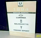 Used 1994 Van-chevrolet, Olds, Pontiac Service Manual Book Of 2-GMP/94U-1. Fixed Price $5.41.