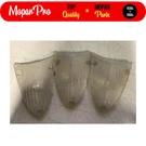 3 Original 1955 Ford Thunderbird Fomoco Clear Back Up Lens Light Lamp Trim. Fixed Price $44.99.