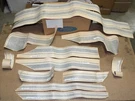 1971 1972 Mustang Mach Boss 351 Sports Nos Black Center Body Stripe Decal Kit. Fixed Price $399.00.