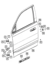 Genuine Mopar Body Panel Deadener Right 68292498AB. Fixed Price $51.00.