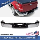Rear Step Bumper Assembly 2004-2008 Ford F150 Flareside W/o Sensors Chrome. Fixed Price $182.98.