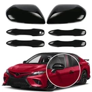 Sportuli Glossy Black Side Door Mirror Covers Handle Caps Replace For 201.... Fixed Price $87.88.