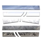 11PC 1/2" Rocker Panels For 04-15 Nissan Titan King Cab W/tool Box, W/o Guards. Fixed Price $334.95.