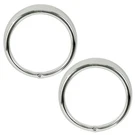 Empi 9479 Chrome Headlight Rings, Vw Bug, Bus, Type 3 Squareback, Pair. Fixed Price $40.64.