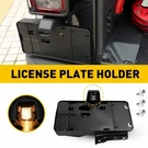 For 2007-2017 Jeep Jk Wrangler License Rear Plate W/ Holder Light Tag Bracket. Fixed Price $29.44.