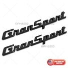 2X For Maserati Gran Sport Side Fender Marker Nameplate Emblem Badge Gloss Black. Fixed Price $59.99.