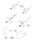 Genuine Mopar Front Door Wiring Left 52112641AE. Fixed Price $166.42.