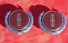 Red Pair 1982-1987 Lincoln Continental Special Edition Roof Pillar Emblems. Fixed Price $74.99.