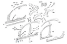 Genuine Mercedes-benz C-pillar Outer 205-637-02-22. Fixed Price $142.68.