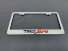 1X //trdsport 3D Emblem Stainless Steel License Plate Frame Rust Free +screw Cap. Fixed Price $21.87.