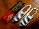 1953 Dodge Plymouth Accessory Stainless Door Handle Guard Pair Nos Sutone Mopar. Fixed Price $15.00.