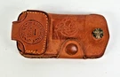 Vintage Packard Leather Key Holder (wid Johnson Motors Walla) Nickel Pouch. Fixed Price $28.00.