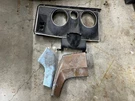 1971-1973 Ford Mustang Instrument Bezel Quarter Panel End Caps Fastback Coupe. Fixed Price $50.00.