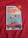 Chilton's Repair Manual 7059 Chevy Cavalier Skyhawk Cimarron Firenza 1982-87. Fixed Price $6.00.