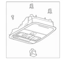 Genuine Ford Oem LC5Z-78519A70-AK Overhead Console 2020-2024 Lincoln Aviator. Fixed Price $425.00.