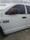 2008 Dodge Ram Used Left Front Drivers Electric Power White Door No Rust Shipped. Fixed Price $1043.99.