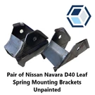 Nissan Navara D40LEAF Spring Mounting Brackets - (pair) Near & Offside. Fixed Price $96.66.